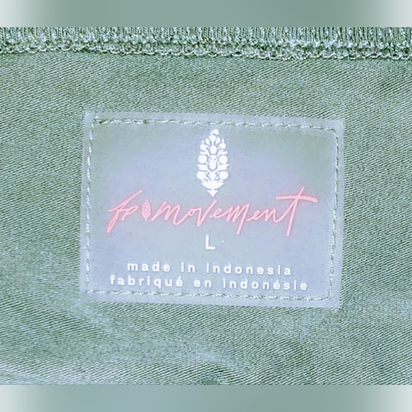 Free People Movement Women's L Hot Shot Onsie With drop crotch, Sea Grass - Picture 11 of 11